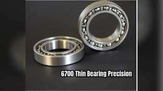 6700 Thin Section Ball Bearing 10x15x3mm Precision Guide