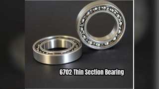 6702 Thin Section Ball Bearing 15x21x4mm for Robotics