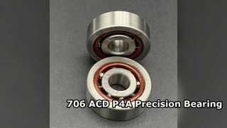 706 ACD P4A یاتاقان فوق العاده دقیق عملکرد با سرعت بالا