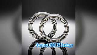 6701 ZZ Thin Section Ball Bearing 12x18x4mm Overview